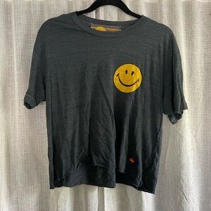 Aviator Nation Smiley Boyfriend Tee